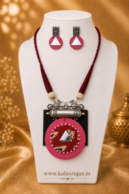 Rani Mirror Mosaic Necklace Set