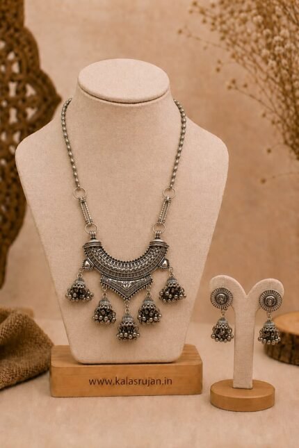 Tribal Jhumka Necklace