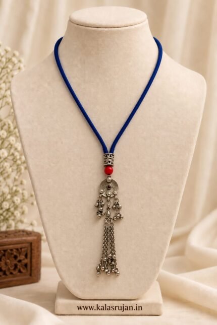 Boho Emerald Blue Necklace